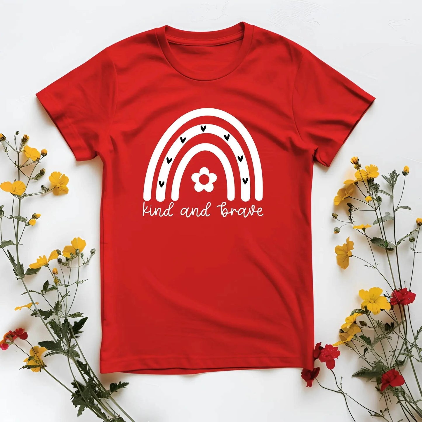 Kind and Brave T-Shirt – Empowering Everyday Style