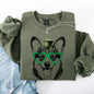 Corgi, Adorable Dog, St Patrick's Day, Lucky, Irish Sweatshirt
