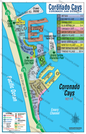 Coronado Cays Map, San Diego County, CA - POSTER PRINTS
