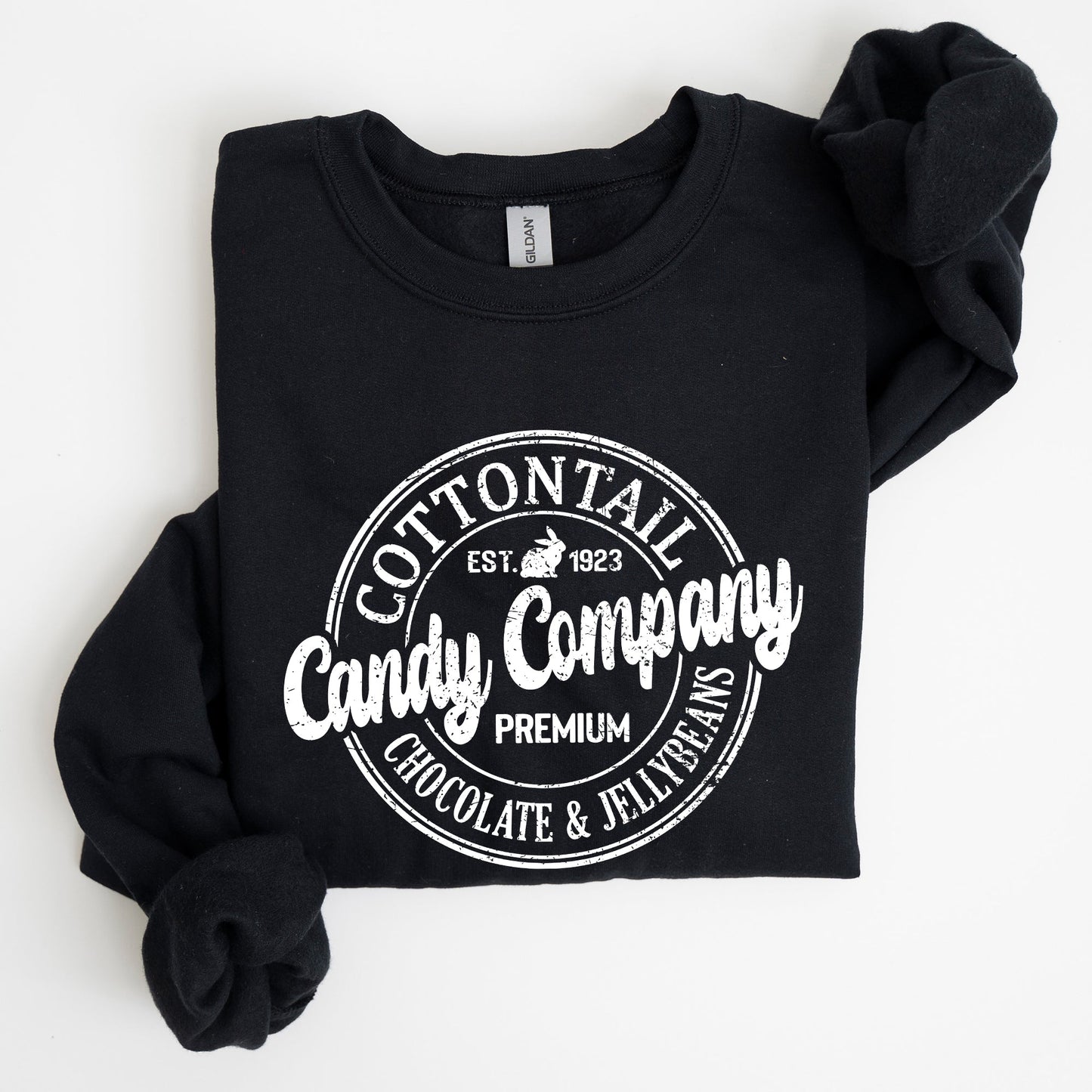 Cottontail Candy Company, Retro Sign, Easter Sweatshirt