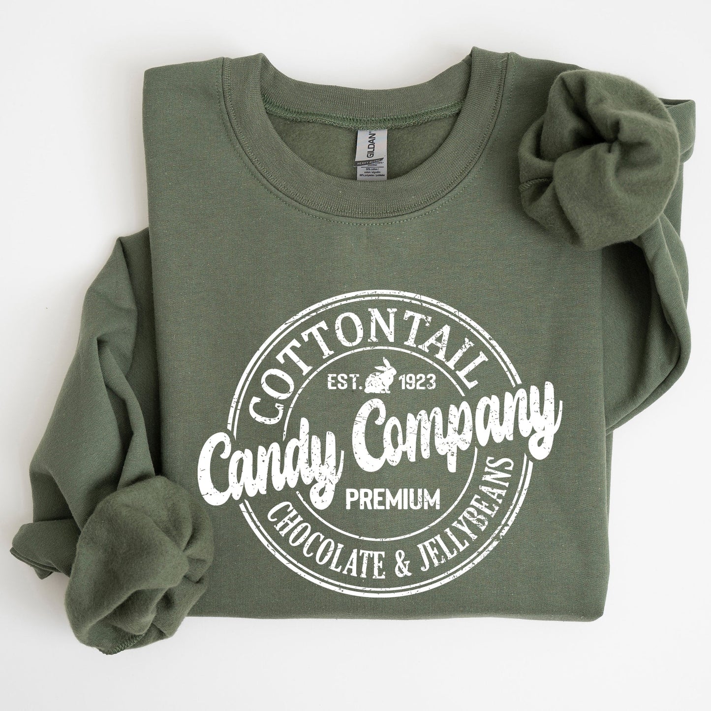 Cottontail Candy Company, Retro Sign, Easter Sweatshirt