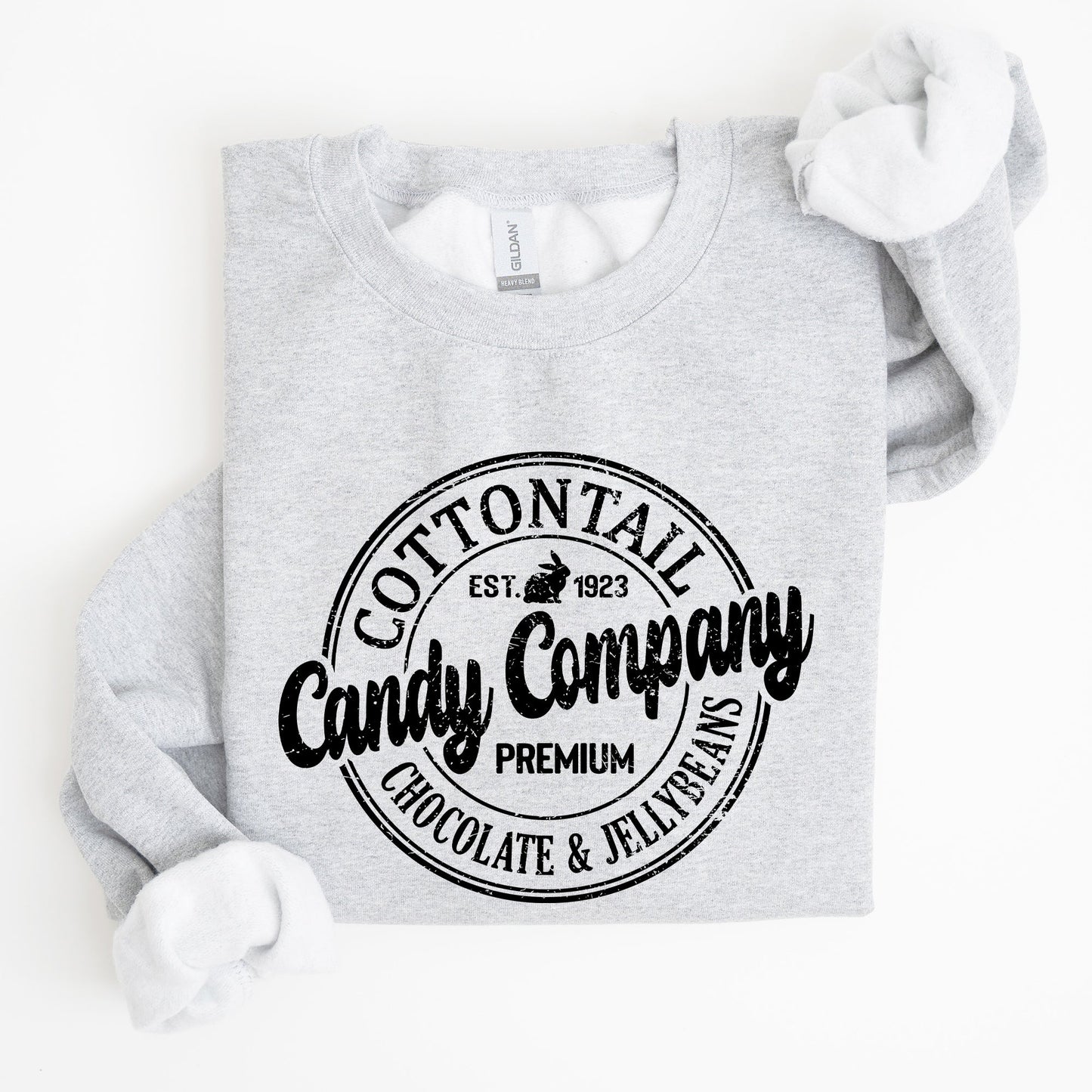 Cottontail Candy Company, Retro Sign, Easter Sweatshirt