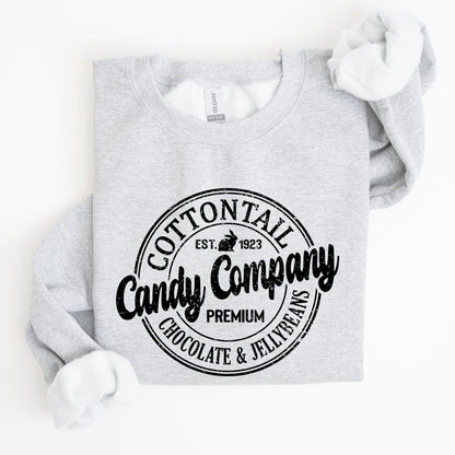 Cottontail Candy Company, Retro Sign, Easter Sweatshirt