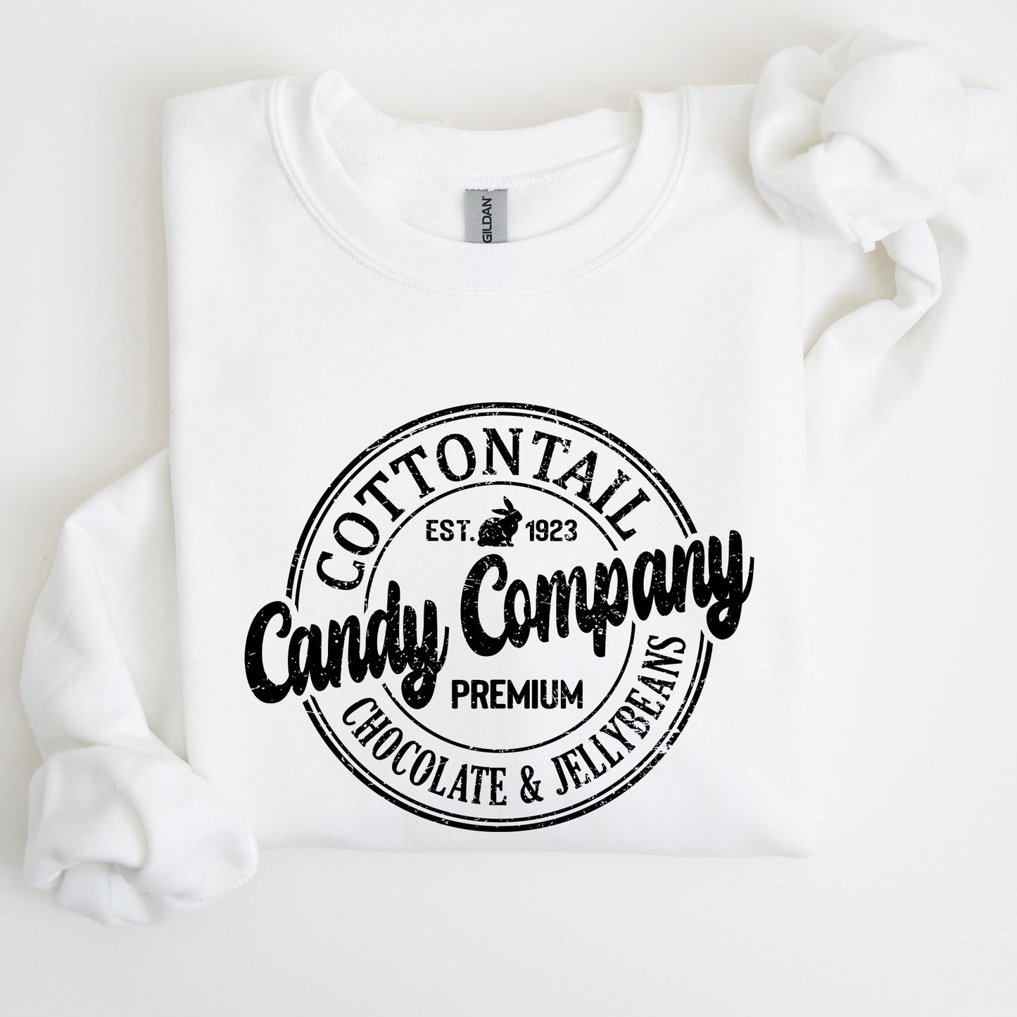 Cottontail Candy Company, Retro Sign, Easter Sweatshirt