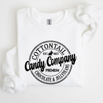 Cottontail Candy Company, Retro Sign, Easter Sweatshirt