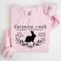 Cottontail Farms Candy Company, Retro Sign, Easter Sweatshirt