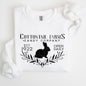Cottontail Farms Candy Company, Retro Sign, Easter Sweatshirt