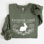 Cottontail Farms Candy Company, Retro Sign, Easter Sweatshirt