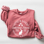 Cottontail Farms, Coffee and Bakery, Retro Sign, Easter Sweatshirt