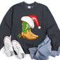 Country Christmas Cowboy Boots Sweatshirt