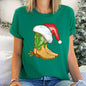 Country Christmas Cowboy Boots, Santa Hat Super Soft Tees