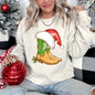 Country Christmas Cowboy Boots Sweatshirt
