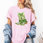 Cowboy Boots, St Patrick's Day, Shamrock, Clover, Lucky, Leprechaun Tshirt Comfort Colors T-Shirt