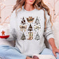 Cowboy Christmas, Western, Christmas Trees, Cowboy Hat, Boots, Western, Country, Santa Sweatshirt