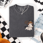 Cowboy Ghost, Lasso, Halloween, Cute, Western, Country, Pocket, Comfort Colors T-Shirt