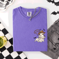 Cowboy Ghost, Lasso, Halloween, Cute, Western, Country, Pocket, Comfort Colors T-Shirt