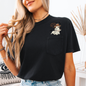 Cowboy Ghost, Lasso, Halloween, Cute, Western, Country, Pocket, Comfort Colors Pocket T-Shirt