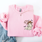 Cowboy Ghost, Lasso, Halloween, Cute, Western, Country, Pocket Sweatshirt