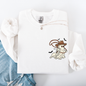 Cowboy Ghost, Lasso, Halloween, Cute, Western, Country, Pocket Sweatshirt