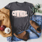 Cowgirl Christmas, Retro, Cute, College Text Super Soft Tees