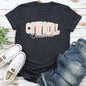 Cowgirl Christmas, Retro, Cute, College Text Super Soft Tees