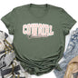 Cowgirl Christmas, Retro, Cute, College Text Super Soft Tees