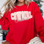 Cowgirl Christmas Retro Sweatshirt