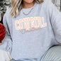 Cowgirl Christmas Retro Sweatshirt