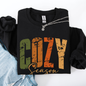 Cozy Season, Fall Vibes, Retro Varsity, Autumn, Pumpkin Sweatshirt