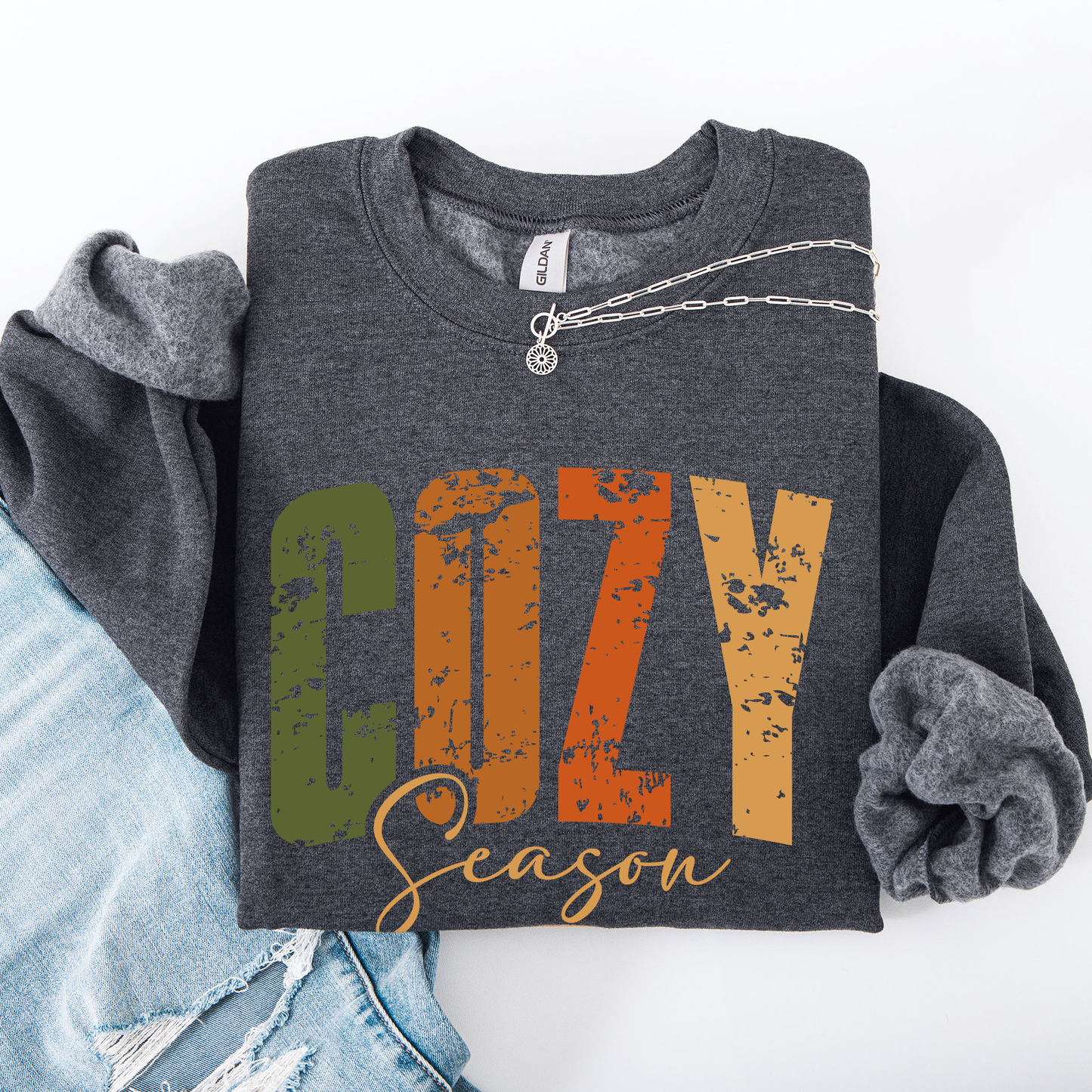 Cozy Season, Fall Vibes, Retro Varsity, Autumn, Pumpkin Sweatshirt