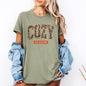 Cozy Season, Leopard Print, Halloween, Autumn, Fall, Tshirt