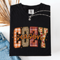 Cozy Season, Patterns, Fall Vibes, Retro Varsity, Autumn, Pumpkin, Comfort Colors T-Shirt