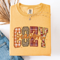 Cozy Season, Patterns, Fall Vibes, Retro Varsity, Autumn, Pumpkin, Comfort Colors T-Shirt