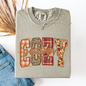 Cozy Season, Patterns, Fall Vibes, Retro Varsity, Autumn, Pumpkin, Comfort Colors T-Shirt
