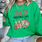 Crazy Christmas Lady Retro Sweatshirt