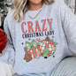 Crazy Christmas Lady Retro Sweatshirt