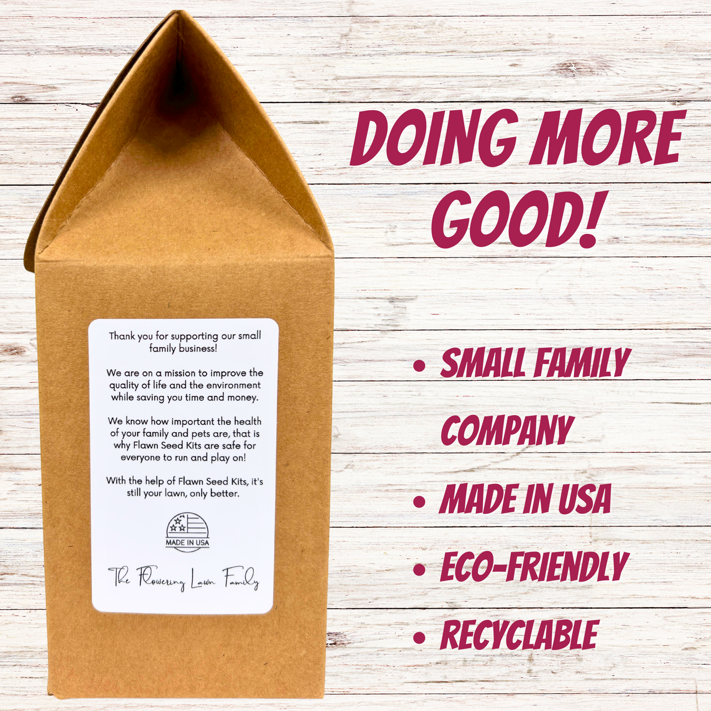 Crimson Clover Eco-Friendly Seeding Kit