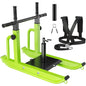 HARVOST Weight Sled Adjustable Height - Weight Training Pull Sled Gym Equipment for Fitness Strength & Speed Training Suitable for 1" & 2" Weight Plate (Green)