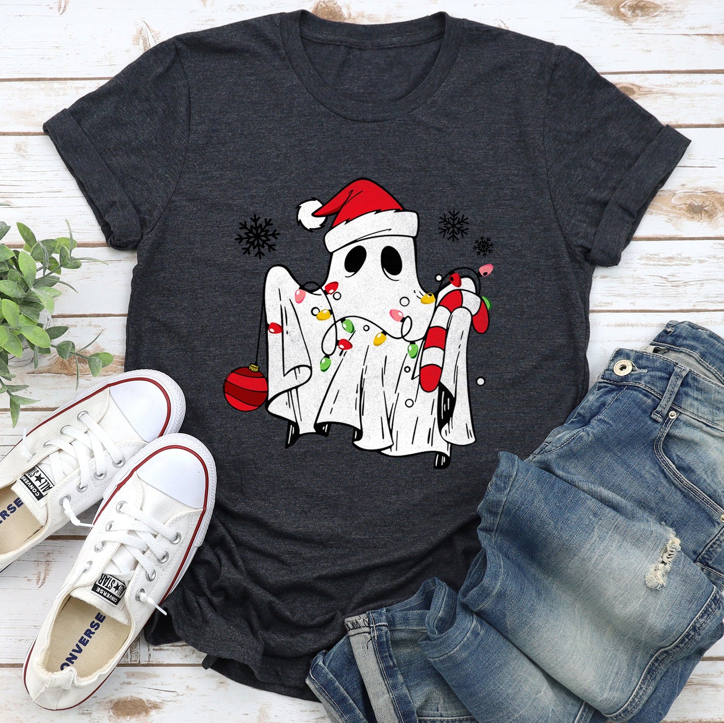 Cute-Ghost-Christmas Super Soft Tshirt
