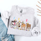 Cute Cows, Easter, Bunny, Jesus, Rabbit, Holiday Sweatshirt
