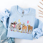 Cute Cows, Easter, Bunny, Jesus, Rabbit, Holiday Sweatshirt
