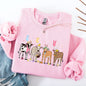Cute Cows, Easter, Bunny, Jesus, Rabbit, Holiday Sweatshirt