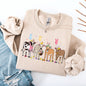 Cute Cows, Easter, Bunny, Jesus, Rabbit, Holiday Sweatshirt