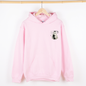 Cute Ghost, Black Cat, Halloween, Coquette, Pocket Hoodie, Hooded Sweatshirt