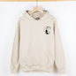 Cute Ghost, Black Cat, Halloween, Coquette, Pocket Hoodie, Hooded Sweatshirt