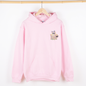 Cute Ghost, Coquette, Ribbon, Faux Glitter, Halloween, Pocket Hoodie, Hooded Sweatshirt