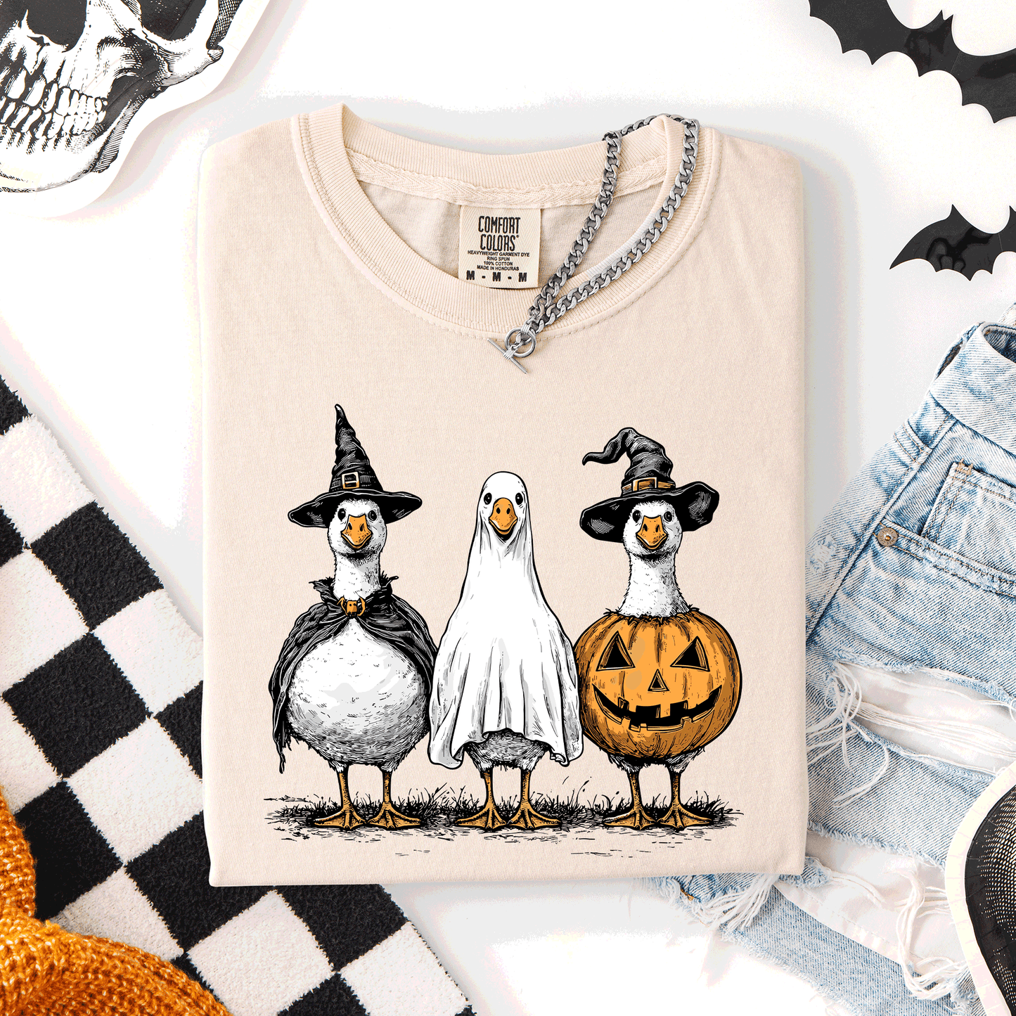 Cute Halloween Geese, Funny, Cute, Comfort Colors T-Shirt