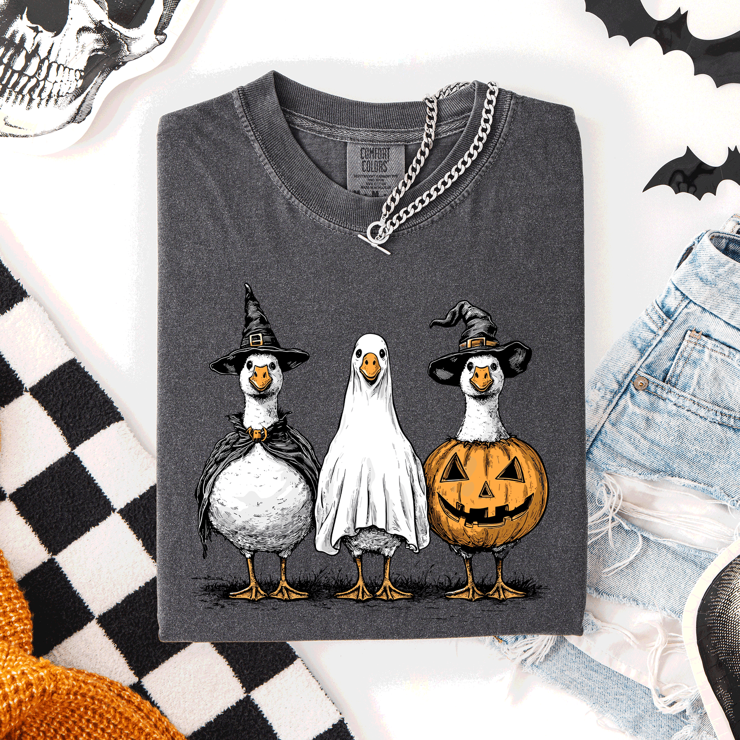 Cute Halloween Geese, Funny, Cute, Comfort Colors T-Shirt