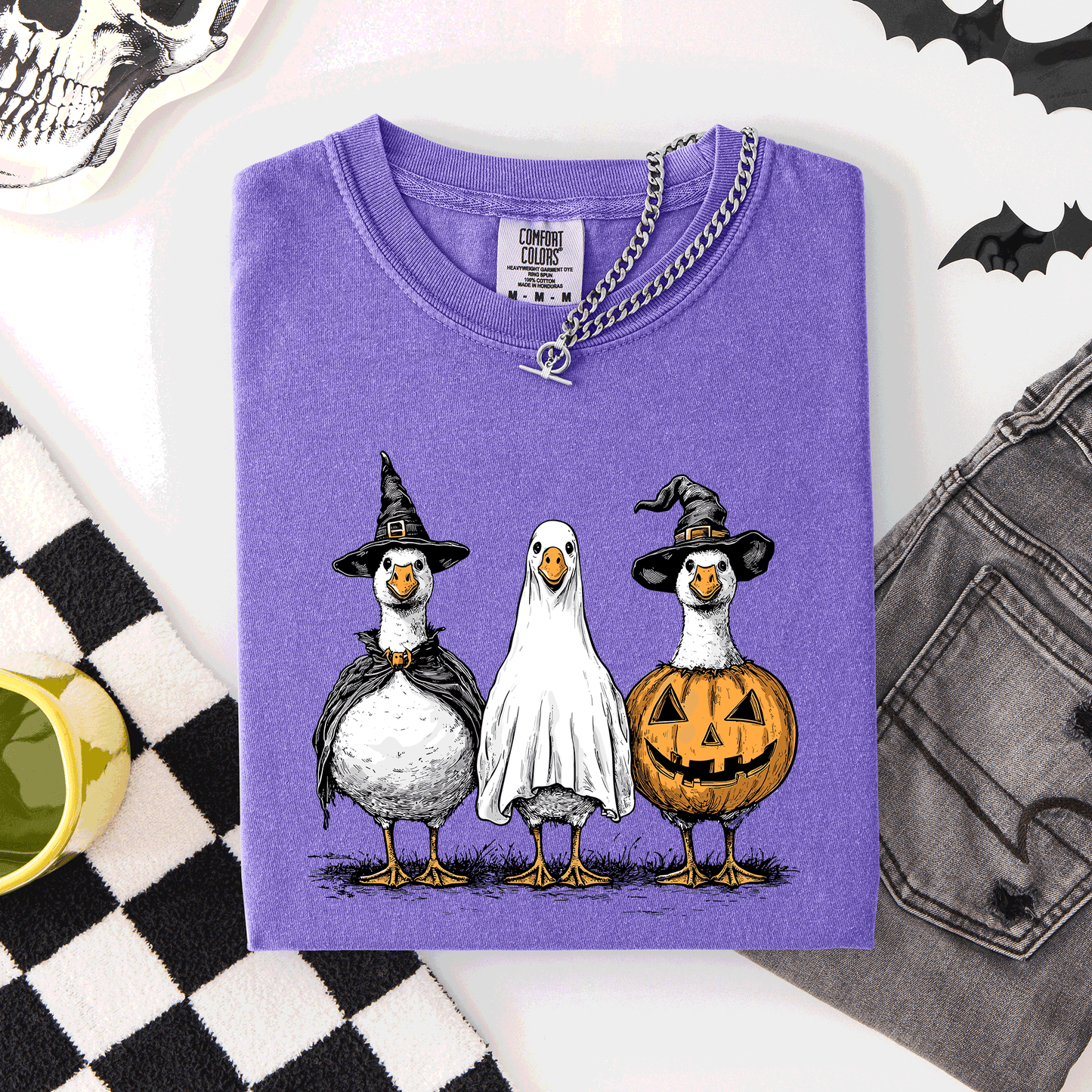Cute Halloween Geese, Funny, Cute, Comfort Colors T-Shirt