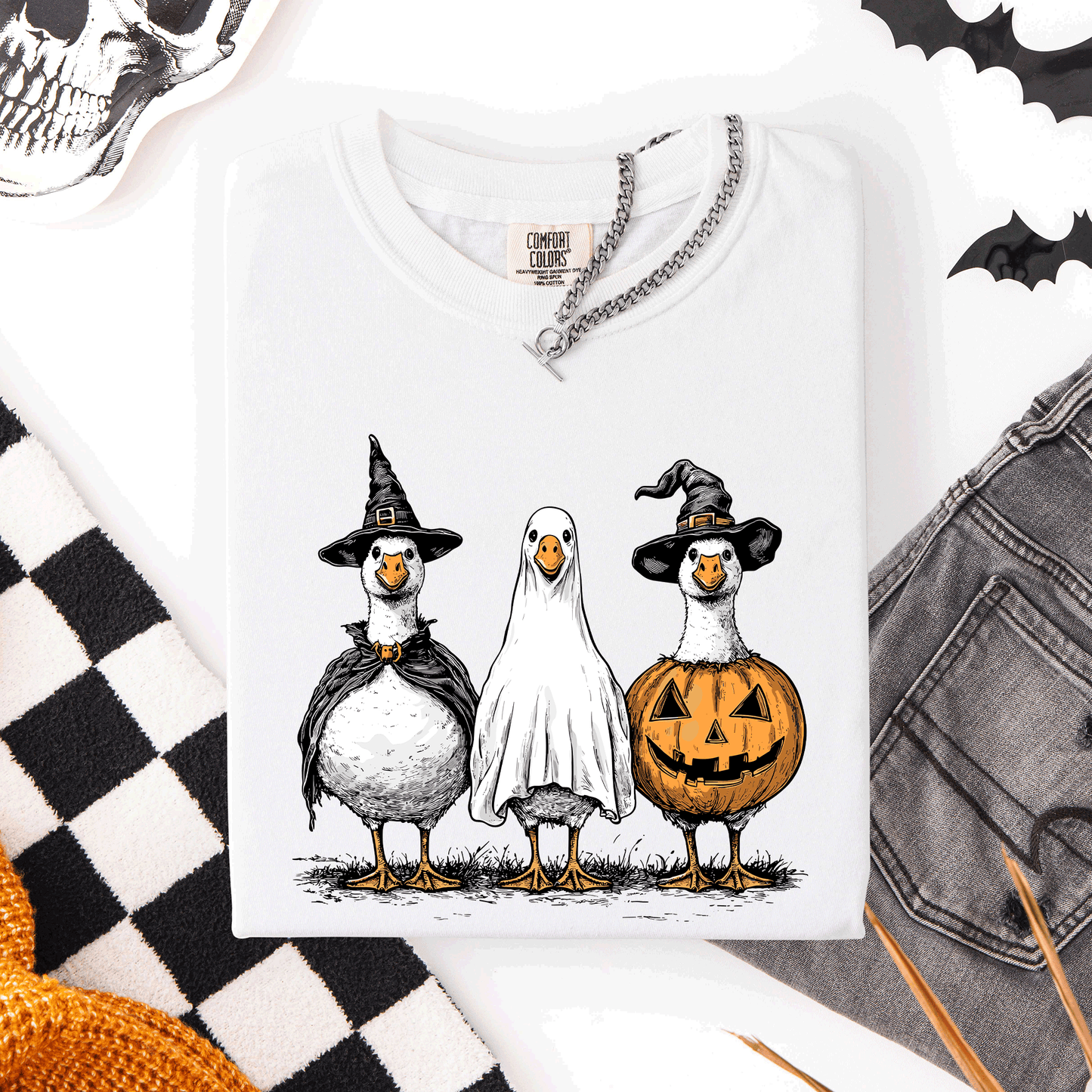 Cute Halloween Geese, Funny, Cute, Comfort Colors T-Shirt